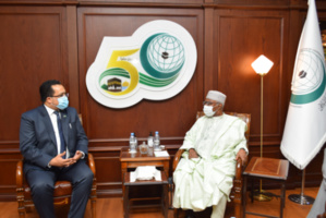 Le Consul général de la République d'Afrique du Sud reçu par S.E Houssein Brahim Taha