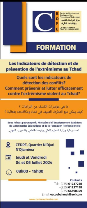 Tchad: Le CEDPE sensibilise sur la prévention des conflits religieux Tchad: Le CEDPE sensibilise sur la prévention des conflits religieux