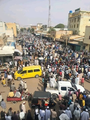une manifestation de soutien à l'armée à Obeid une manifestation de soutien à l'armée à Obeid