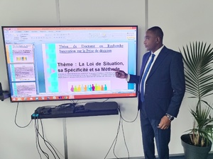 Le vice président du CEDPE obtient son doctorat