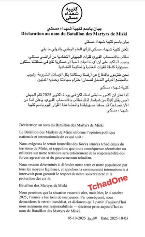 Au Tchad, une nouvelle rébellion au Tibesti, une semaine après un énième accord de paix