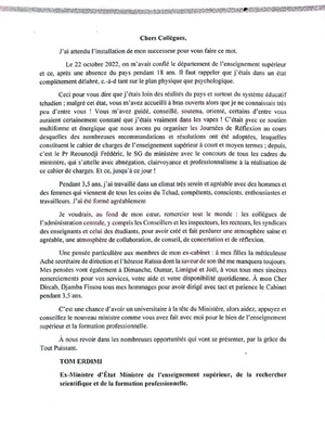 L'ex ministre tchadien Tom Erdimi sort de son silence