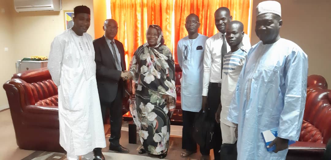 La Ministre de l'action sociale reçoit une délégation du CEDPE - Tchad