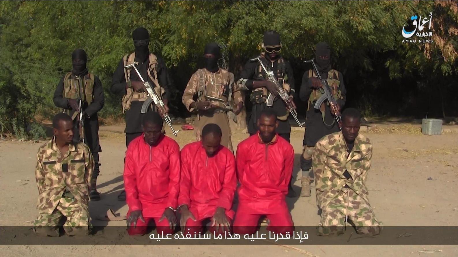 Scène d'executions de soldats nigérians par Boko Haram (vidéo)