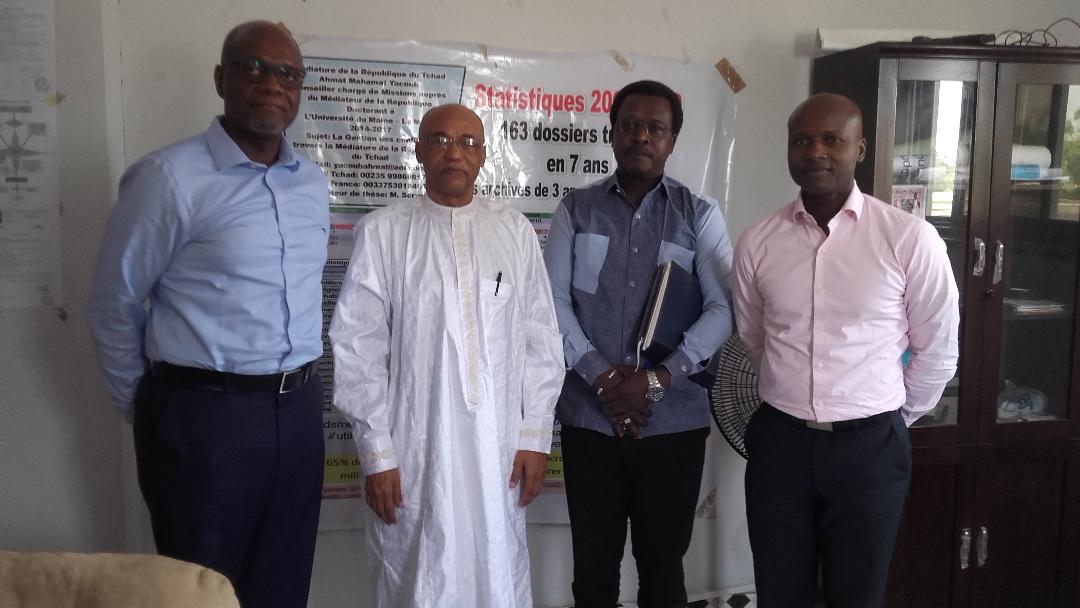 LE CEDPE  ACCUEILLE A N'DJAMENA UNE DELEGATION DE L’INSTITUT D’ETUDES DE SECURITE (ISS)