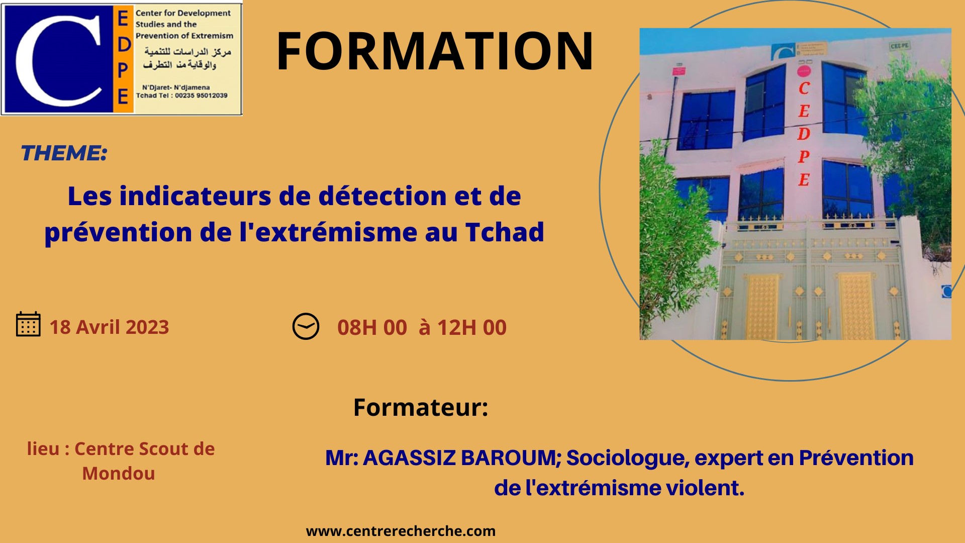 Le CEDPE débarque dans la capitale du Logone Occidental