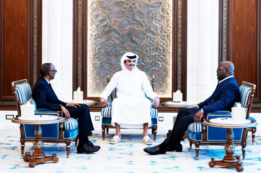 Tshisekedi et Kagame sous les auspices de Qatar