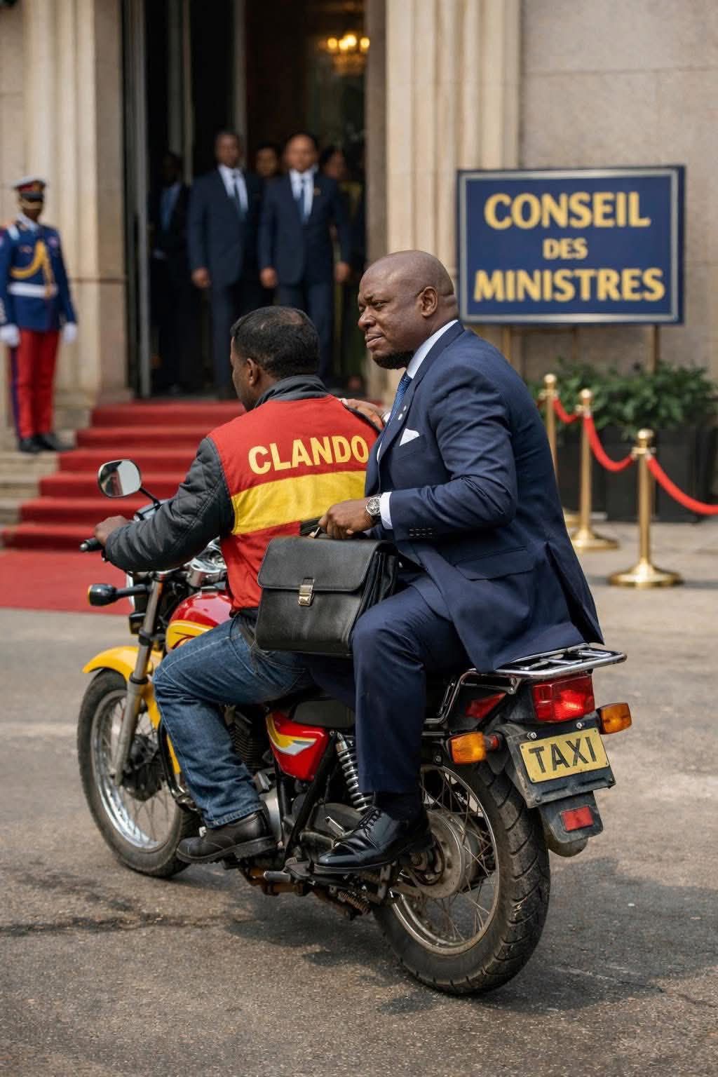 Clando Au Tchad, le ministre sortant de la télécommunication Boukar Michel ...