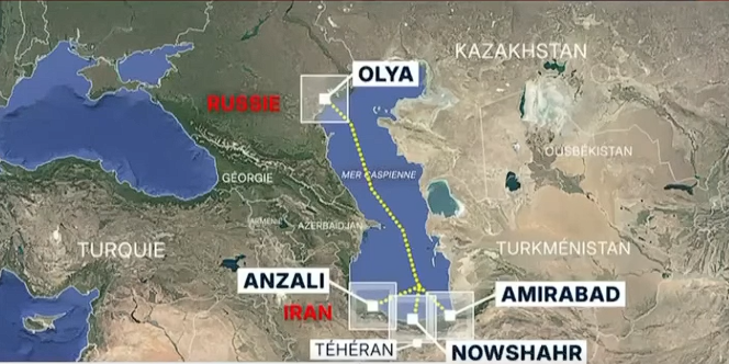 La mer Caspienne est-elle devenue un corridor stratégique majeur entre la Russie et l'Iran?