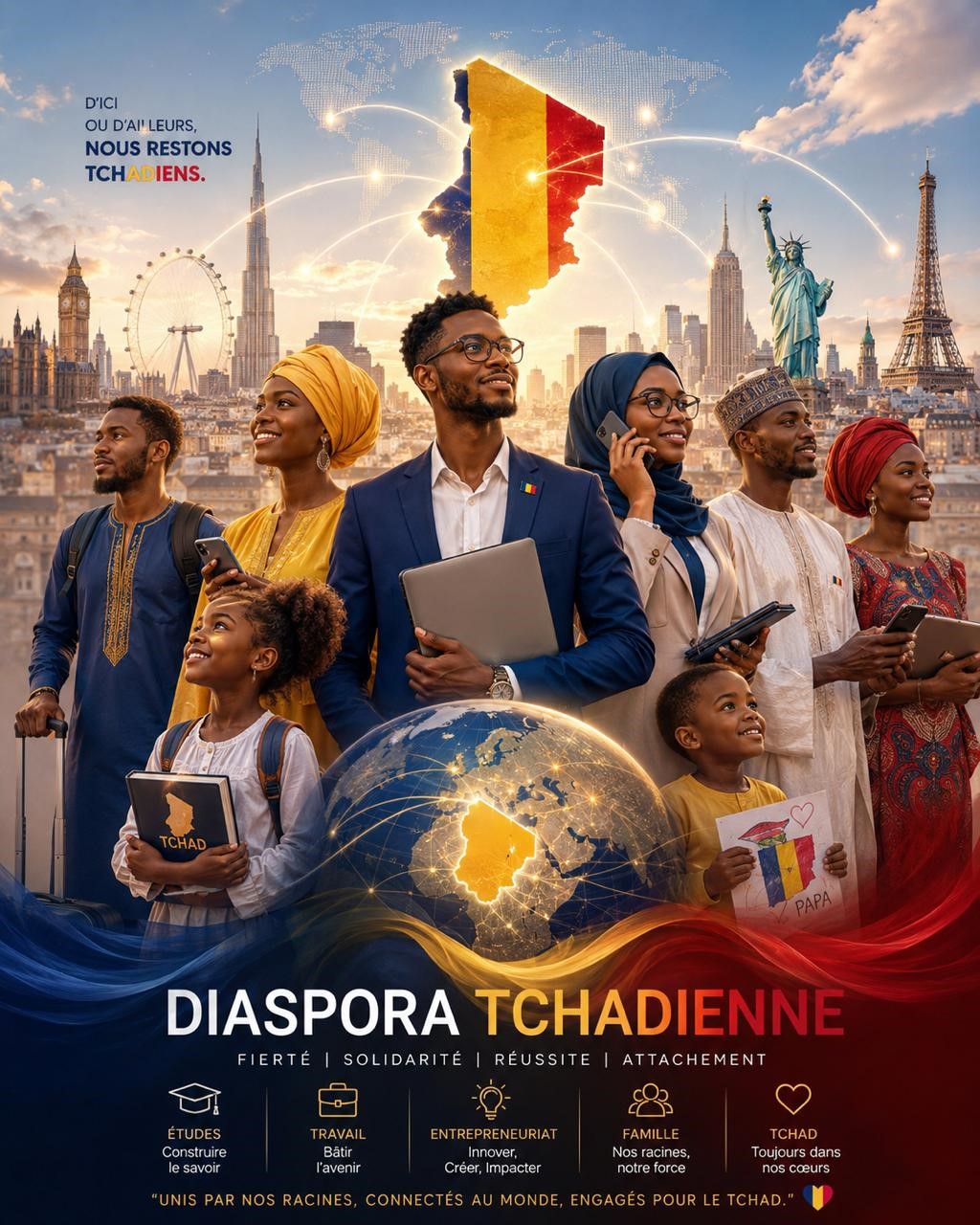 L’heure du rassemblement de la diaspora tchadienne a-t-elle enfin sonné ? RV dimanche 26 à 19H (Heure Tchad)