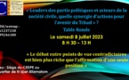 Leaders des partis politiques et sociétés civiles, un débat de haut niveau le 8 juillet