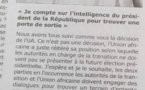 L'union africaine et le Tchad doivent dialoguer sur une solution
