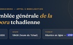 Diaspora Tchadienne - Assemblée Générale, le dimanche 26 juillet 2026 à 19H, Tchad -par ZOOM