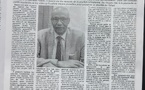 "Je me demande, franchement, s'il n'est pas déjà trop tard" Dr. Ahmat Yacoub Dabio, Interview accordée au journal N’Djaména Hebdo