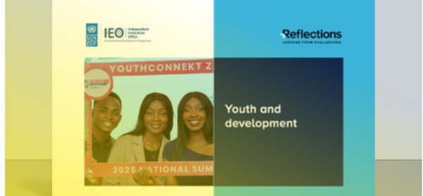 Youth and development - Le webinaire d’aujourd’hui a réuni des collègues du Bureau indépendant d’évaluation du PNUD, du Centre régional de services pour l’Afrique, du UNDP Youth Co